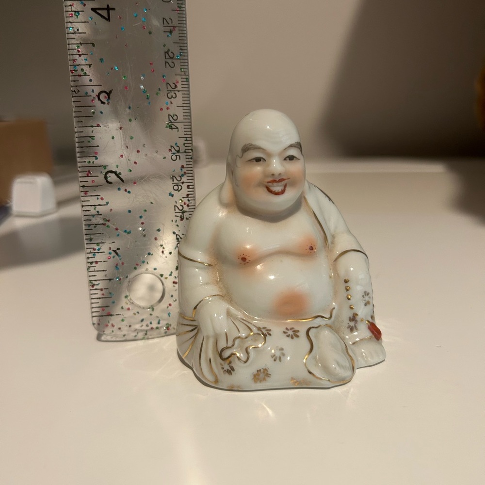 Antique Lucky Buddha - Picture 2 of 4
